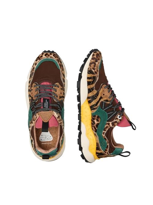 yamano 3 woman suede/nylon FLOWER MOUNTAIN | 001-2017818-04].MULTICOLOR